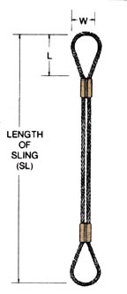 type 52-2E-2E grommet sling