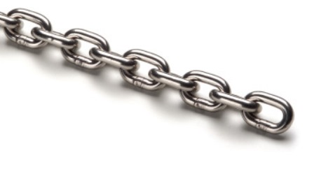 1/8" 316 Stainless Steel Medium Link Chain 8' 15' 25' 50' 75' 100' 150' 200' 250 