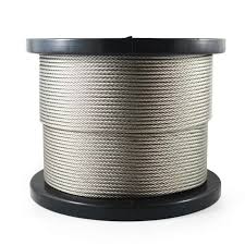 1/8" Stainless Steel Aircraft Cable Wire Rope 7x7 Type 304 