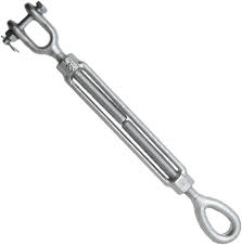 2x Turnbuckles 5/8”x12 Drop Forged/Hot Dipped Galvanized Steel Jaw/Jaw 