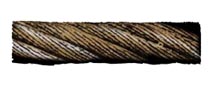 rope with Corrosion of severe degree
