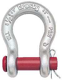 G213 crosby round pin anchor shackle